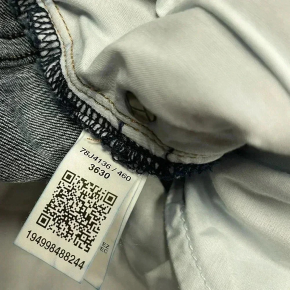 Tommy Hilfiger Logo Printed Jeans Size 36 - Picture 12 of 13